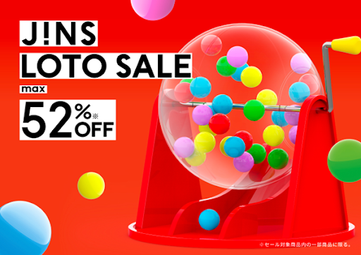JINSのLOTO SALE実施中! イメージ画像
