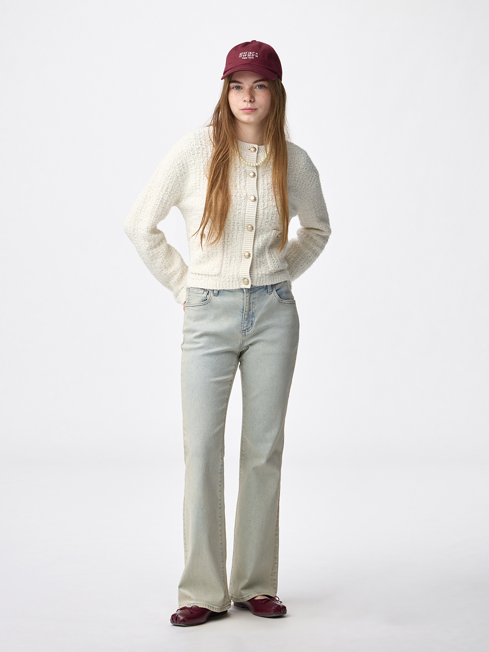 ツイーディニットカーディガン イメージ画像