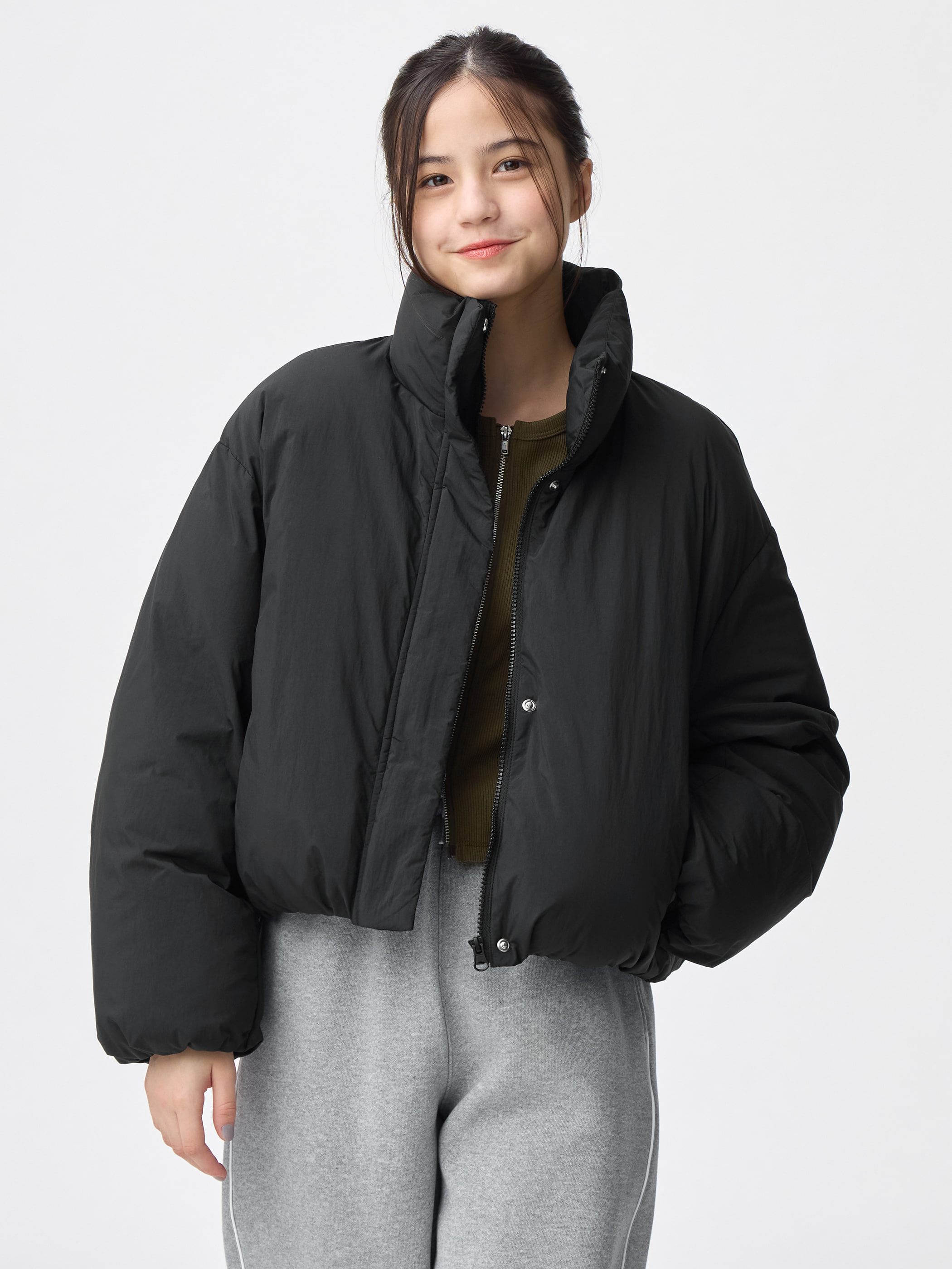 ウォームパデッドクロップドブルゾン イメージ画像