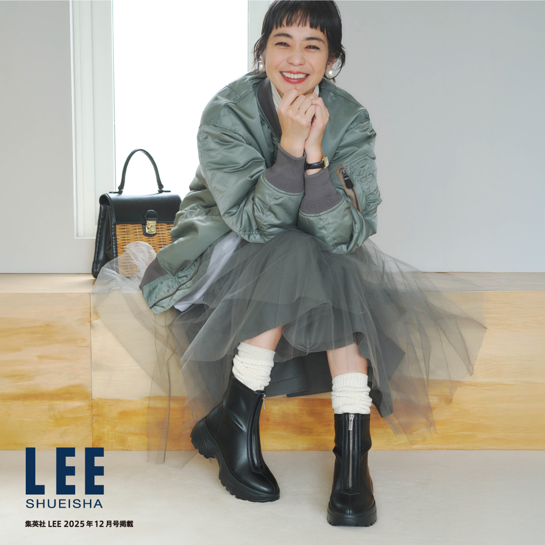 雑誌LEEコラボ【らく軽ブーツ】 イメージ画像